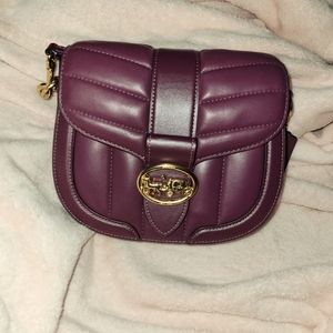 Coach Georgie Quilted Saddle Bag
